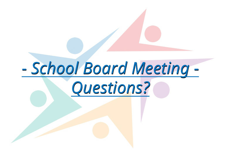 School Board Questions