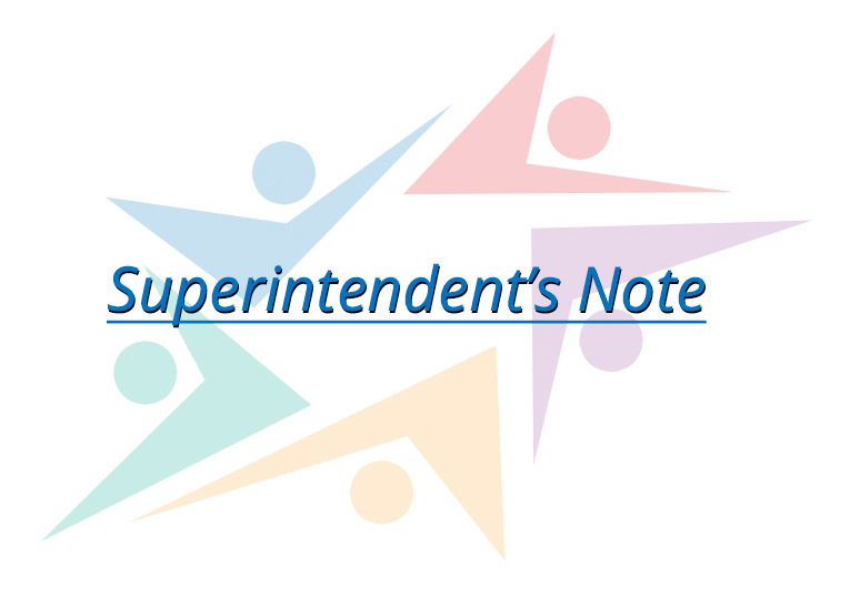 Superintendent's Note